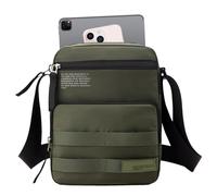 Genérico Waterproof Messenger Bag for Men - Durable Multi-Pocket Shoulder Bag, Casual Work Satchel | Damn Briefcase, Business Travel Organizer, Cerc Bag, army green, Consulte la descripción