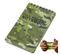 Generico Waterproof Portable Notebook for College Students 7 x 12 cm Hardcover | Waterproof Field Notebook, for School Work College Students, Travel, Writing Business Outdoors