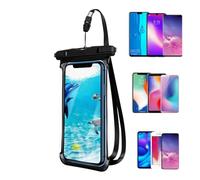 Genérico Waterproof Protective Case for Water Phones, Transparent Floating Touch Screen Case, Dust Bag Beach Cruise Swimming Kayak Diving Travel Vacation