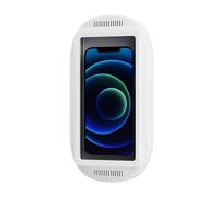Genérico Waterproof Shower Holder | Anti-Fog Wall with Speaker | Mobile Base for Bathroom and Shower | for Tiles Kitchen Home Apartment Bedroom Gym Watch Television