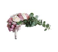 Genérico Wedding Bouquet | Lightweight Artificial Boho Rustic | Bridal Bouquet in for Lady, Wedding, Multiple Events, for Church, Birthday