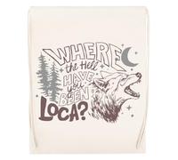 Genérico Where The Hell Have You Been Black Gym Bag Cotton Reusable Sports Bag