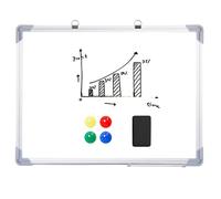 Genérico White Magnetic - Fridge Wall Planner 30 x 40 cm | White Magnetic for Writing, Drawing, Meal Planning, Erasing in for