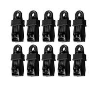 Generico Windproof Clamp Hooks Set of 10 Multi-Purpose Fixing - 8.2 x 3 x 3 cm Locking Clip in Durable Outdoor Fixing Kit with Strong Hold | Cover for B