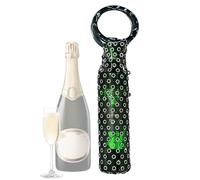 Generico Wine Bottle Bag | Travel Tote with Resin Handle and Holder - Mesh Wine Bottle Bag | Beach Birthday Party Wedding Family Meetings Banquet, Black, riferimento alla descrizione, Please