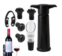 Generico Wine Bottle Stopper | Wine Aerator Pourer Door Opener Kit | Reusable Vacuum Stopper for Weddings, Bars, Home, Champagne and Beer Drinking