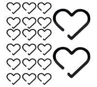 Generico Wine Charm Holder | Beverage Glass Identifiers | Heart Design Decorations for Birthday and Easter Parties