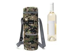 Generico Wine Tote Bag, Portable Wine Carrier, Insulated Wine Tote, Drink Carrier With Handle, Foldable Wine Carrier, Liquor Carrier Bags 2L 600D Oxford + Pearl Cotton + Aluminum Film Wine Tote Bag