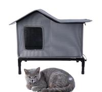 Generico Winter Cat House | Pet Shelter with Removable Cover - Heated Den for Outdoors, Suitable for Garden, Terrace, Balcony, Garage Home, Indoor Rabbits, Kittens, Animals