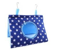 Genérico Winter Hammock for Birds: All Seasons and Parrots Velvet with Triangular Design and Holes | Hanging House ara Birds, Tent Đe Campaign Ý Bird Sleeping Bird