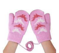 Genérico Winter Snow Mittens for Girls - Warm and Comfortable for Cold Weather - Knitted Snow Mittens for Winter | for Girls and Preschool Boys Skating Skiing Making Dolls