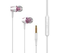 Generico Wired Headphones - 2 Pieces with 3.5mm Jack | In-Ear Earphones Noise Isolating with Cable for Computers, Phones, MP3 Players, 3.5mm Jack Devices, Training, Travel, Study