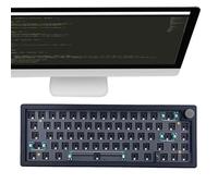 Generico Wired keyboard | Compact computer keyboards with RGB backlit, desktop keyboard 67 with multimedia dial for home accessories in the internet cafe