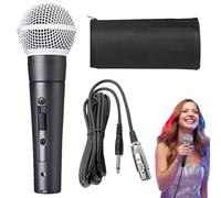 Genérico Wired Vocal: Hand Held for Singing, Built-in Sound Absorbing Cotton | with Professional Voice Recording Functional Cable for Female Singers