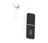 Generico Wireless Earphones, Headphones with Clip to Pin on the Lapel, Sports Headphones with Digital Display | For Traveling Sport Work Running Training Business Men and Women