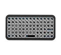 Generico Wireless Keyboard - 300 mAh Battery 60-80 Hours of , Portable Travel Keyboard Range 10 m, ABS PVC Material 3 Switching Libraries of Common Rooms | Work Temp