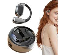 Genérico Wireless Waterproof HiFi IPX5 | with Noise Cancelling and Microphone, Flexible Ear Hooks, Long Battery Life | Open for Dep