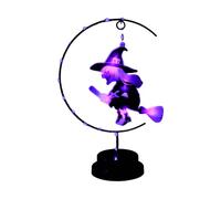Generico Witches Night Lamp - Gothic Witches Halloween LED Bedside Lamp | Decoration for Entrance Bedroom Home Lighting
