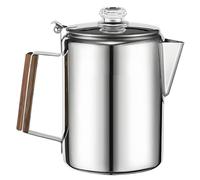 Genérico with definitive: quality stainless steel coffee percolator machine, vintage design portable, stainless steel | Para actividades comerciale