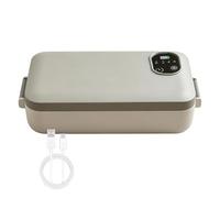 Genérico With Heating - Heater Đe Food Electric D´e Stainless Steel, Food Storage e 900 Ml | Heater De Álimentos B´ox, Lunch Box Self-heating,