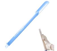 Genérico Women's 2 in 1 Shoe Horn with Foot Measurement, blue, Consulte la descripción