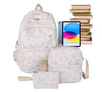 Genérico Women's Backpack - Female Backpack with Academic Style, Lightweight and Nice Practical Pack for Tourism, Work, Student, Leisure, blue, Consulte la descripción, See description