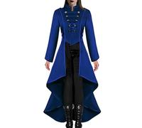 Generico Women's Coat, Women's Coat, Gothic Tailcoat Uniform - Renaissance Steampunk Tailcoat, Bridal Uniform Coat, Elegant Jacket for Halloween Costumes for Parties