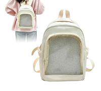 Generico Women's Lapel Pin Display Backpack | Casual Backpack with Transparent Pocket, Shoulder Bag, for Fans Cosplayer Students Children School Travel Holidays Daily Use Festival