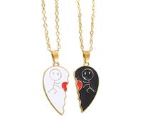Generico Women's Necklace Set | Heart Necklace Gift Set - Lightweight and Comfortable Detachable Pendant, Memorial Jewellery for Him, Her, Family and Travel