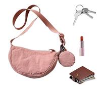 Genérico Women's Nylon Hobo Bag - | Handbags - Handbags For Women | Shoulder For And Men's, Nylon Half Moon Shape, Soul Pack
