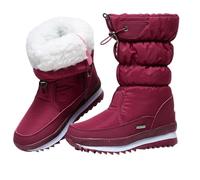 Generico Women's Snow Boots Winter Warm Insulating Snow Boots | Non-slip For Women Mom Grandma Girls Wife Girlfriend Winter Outdoor Walking Hiking Travel