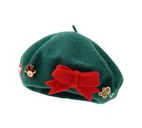 Generico Women's Winter Hat with Vintage - Warm Wool Hat for Christmas - for Parties Costumes Birthday Outfits Holiday and New Year