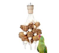 Genérico Wooden Chew Toys for Birds, Lovebirds Biting, Interactive Toy for Parrots - Conuros Macaws Bird Lovers Trainers Shelters Zoos Aviaries Home & Office