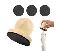 Generico Wooden Dog Nails | Smooth Sanding Board with 3 Spare Discs, Scratching Board for Dog Claws, Suitable for Sanding and King Paws of Cats, Kittens, Dogs and Puppies