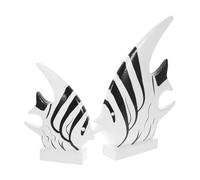 Genérico Wooden Figurine Set of 2 Animal Figures Mediterranean Style