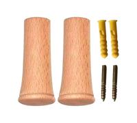 Generico Wooden Hooks for Wall, Key Rack, 2 Pieces for Backpacks, Rustic Organizer for Backpack Keys Suit Bag Entrance | Towels Clothes Scarves Bags Hats Robes