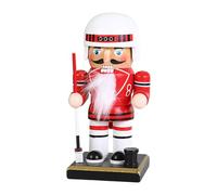 Genérico Wooden Nutcracker Figurine - Christmas Nutcracker 16 cm | Wooden Collector's Object | Table Decoration for Christmas and Parties | More Stable for Desk Shelf.
