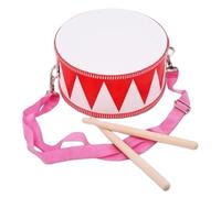 Generico Wooden Snare Drum 20 cm Children's Musical Toy Adjustable Cartoon Activity Rhythm Learning Music Parties Indoor Boy Girl Christmas Birthday New Year Development