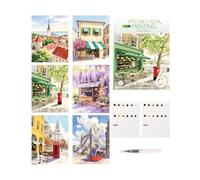 Generico Work Notebook with Brush Included | Materials for Sketches Home Desk Study School University Outdoor Travel Car Ceramic