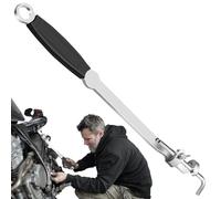 Genérico Wrench Extension - Pry Bar Metal Extension | Heavy Duty Force Arm For Powerful Tightening, Hardened Steel With Matte Finish, Long Adapter, Torque Tool For Garage Or Mechanic Workshop