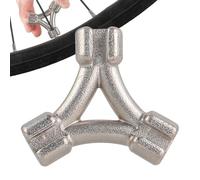 Genérico Wrench for Bicycle Spokes - Compact Ergonomic 3 Way Wrench,Portable Repair Tools - for Outdoor Factory Garage Repair Workshop Maintenance