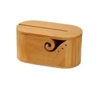Generico Yarn Box with Lid, Wooden Storage Box with Yarn Lid - Handmade Thread Holder, Suitable for Knitting Knitting Crochet Threading Crafts Home Studio