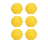 Generico Yellow Golf Ball - 4cm Practice Balls Portable PU Foam Golf Ball - Multifunctional Bright Soft Reusable PU Balls for Men Women Girls, King