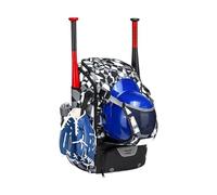 Generico Youth Baseball Bag | Large Lightweight Backpack with a Shoe Compartment | Softball Bat Bag | Football Football Sports School Travel Practice Training Summer, Camouflage, Please refer to the