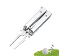 Generico Zolle Golf Repair Tool - Folding Tool 2 in 1 | Lawn Care Device | with Beer and Garden Bottle Opener | Butterfly Style for Green Soil