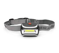 générique 1 Pcs LED Head Torch Mini Portable COB Head Lamp with 3 Modes for Running, Walking, CampingBlack Practical and Popular Professional Process