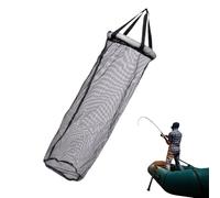 Générique 1 x Floating Fish Basket - Fishing Basket for Live Caught Fish | Convenient to Store Folding Floating Fishing Sneakers | Quick-Drying Minnow Trap Net Cage for Storage Bait Crayfish Minnow