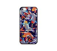 Générique 1108 Case for iPhone 6 Plus/6S Plus Silicone TPU Japanese Art Manga Wave Koi Fish Carp Retro Japan Wave Samurai Landscape China 4