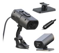 Générique 12 V Heater for Truck with Fan, 2 in 1 Car Heater with Suction Cup Holder for Vehicles and Trucks for in Winter