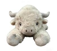 Générique 15.75 Inch Collection Cow Plush Toy | Lying Ornament - 285 g, Cartoon Pattern with PP Cotton for Farm Decoration This Realistic Animal Pillow Offers a perfect gift for your family